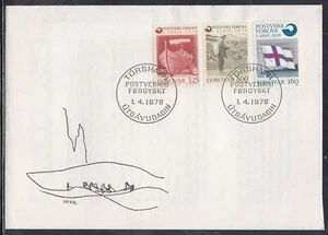 Isole Faroe Scott 21-3 FDC - Servizio postale - Foto 1 di 1