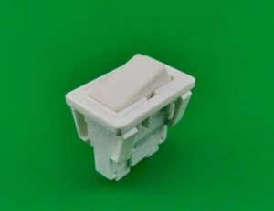 Interruptor basculante BJB blanco 43.403 interruptor montaje enchufe nuevo - Imagen 1 de 5
