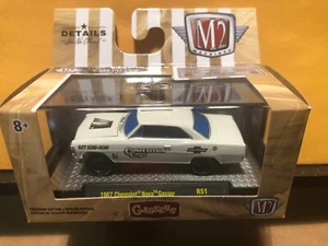 1/64 M2 GASSER'S 1967 CHEVROLET NOVA GASSER COMPETITION CAMS BIANCO - Foto 1 di 2