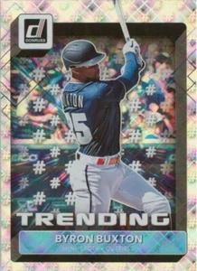 Byron Buxton 2022 Panini Donruss Trending Diamond #T-5 Minnesota Twins - Foto 1 di 2