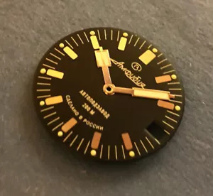 SILVER/WHITE VOSTOK AMPHIBIAN KOMANDIRSKIE CUSTOM PADDLE WATCH HANDS - Picture 1 of 10