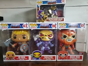 Funko pop! Masters of the Universe Bundle MOTU 3-10 inch and a BONUS Funko Ride! - Picture 1 of 5