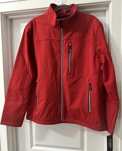 GUESS Men's Red Softshell Jacket With Pockets Size XL $150 NWTG! - Picture 1 of 10