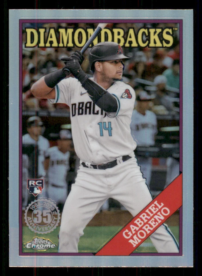 2023 Topps Chrome '88 Topps #88BC11 Gabriel Moreno - Image 1 of 2
