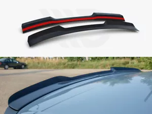 Für VW Polo Mk6 Gti Spoiler Flügel Verlängerung Maxton Design Glanz Schwarz ABS - Bild 1 von 7