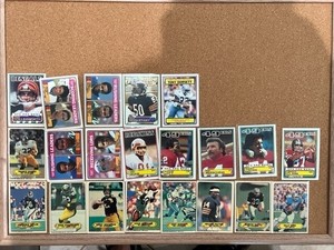 1983 Topps Footbal Cards all in mint condition 