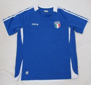 Camiseta Mitre Italia Fútbol Manga Corta Azul Poliéster Talla S - Imagen 1 de 3