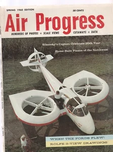 AIR PROGRESS SPRING 1960-SIKORSKY'S COPTERS CELEBRATE 20TH YEAR - Picture 1 of 2