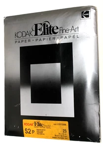 KODAK ELITE FINE ART 8X10 VERGRÖSSERUNGSPAPIER - S2p - Bild 1 von 4