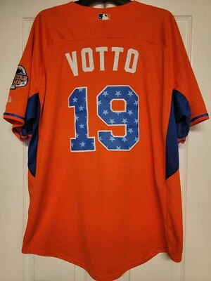 Joey Votto Cool Base Majestic MLB All Star Jersey 2013 Men's 52 Cincinnati Reds  - Image 1 of 4