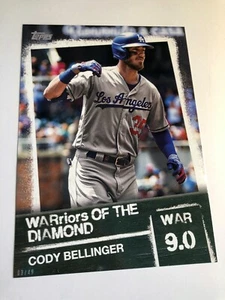 2020 Topps WARriors of the Diamond Jumbo 5x7 Cody Bellinger Dodgers WOD35 /49 - Picture 1 of 1