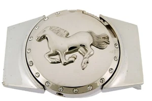 Removable Lighter & Belt Buckle Combo Men's Horse Western Rodeo Texas Cowboy - Picture 1 of 5