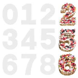 14 Inch Large Size Number Cake Mold Baking Forms Moulds 9 Pieces 0-8 Cake Num... - Picture 1 of 7