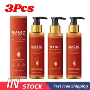 3X Olio Corpo Magico è Completamente Rassodante e Umidante per la Pelle 100ml- - Foto 1 di 12
