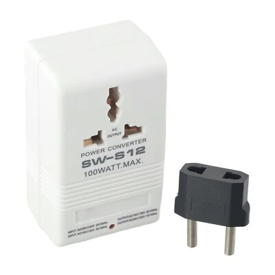 Transformateur Convertisseur de Tension Portable 100W 110V120V vers 220V240V + A - Photo 1/4