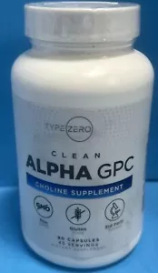 Ultra Clean Alpha GPC Choline Supplement 600mg | 90 Capsules Exp 12/25 - Picture 1 of 4
