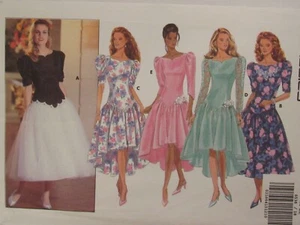 Glam OOP BUTTERICK 6536 Misses Fit & Flared Dress in 5 Looks PATTERN 18-20-22 UC - Picture 1 of 3