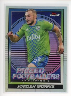 2022 Finest MLS Prized Footballers #PF14 Jordan Morris Seattle Sounders FC - Image 1 of 2