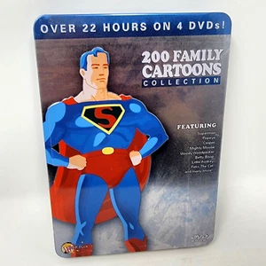 200 Family Cartoon Steelbook DVD Superman Popeye Casper Mighty Mouse TV Shows - Picture 1 of 8