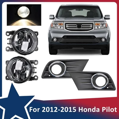 Par de luces antiniebla izquierda derecha Honda Pilot 2012 2013 2014 2015 con cubierta Foto 1 de 4