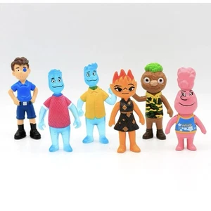 6 pezzi ELEMENTAL film action figure giocattoli con supporto mini modello bambola decorazione regalo giocattolo - Foto 1 di 11