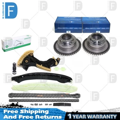 OEM Camshaft Adjuster&Timing Chain Kit For Mercedes W204 C250 C200 M271 SLK200 Foto 1 de 4