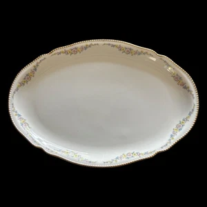 Vintage Crown Wreath by Castleton 16” Serving Platter Shenango China Circa 1972 - Picture 1 of 5