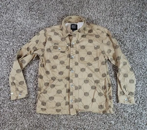 BDG Urban Outfitters Denim Trucker Jacke Herren Large Tigers Argyle Preppy Grunge - Bild 1 von 7