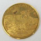 Seltene Wolfratshausener Andenken Medaille aus 986er Gold / 3,443 Gramm