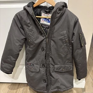 Xtreme Xposure Boys Size 1012 Super Weather Barrier Ski Gear Coat Dark Gray ￼ - Picture 1 of 12