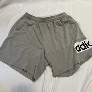 Adidas Shorts Herren Extra Large Grau Grafik Sweat Pull On Kordelzug Activewear - Bild 1 von 4