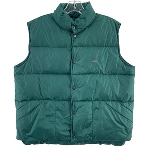 L.L.Bean Unisex Kids XL Green Nylon Zip-Up Puffer Vest Pre-Owned - Picture 1 of 5