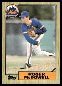 1987 Topps Roger McDowell New York Mets #185 - Picture 1 of 2