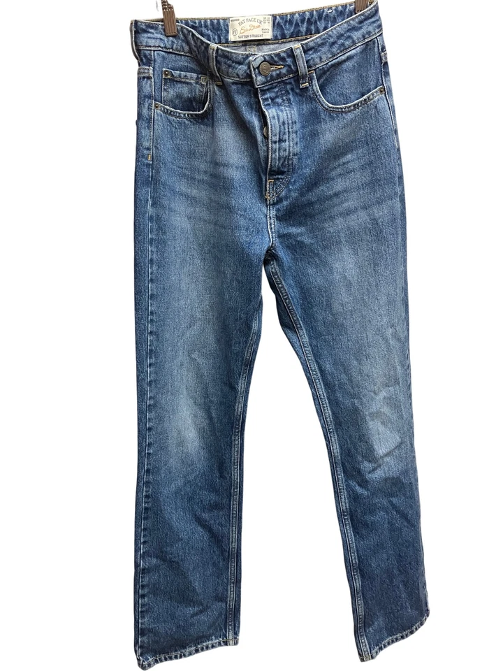 Fat Face Eco Denim Sutton Straight Jeans Blue - Size UK 8R - Image 1 of 4