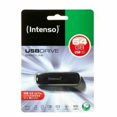 Clé USB INTENSO USB 3.0 64 GB Noir 64 GB - Photo 1/2