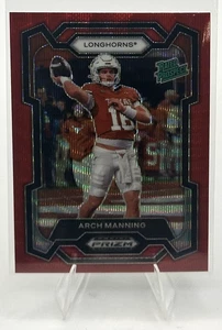 Arch Manning 2024 Panini Prizm Draft Picks Rated Prospect #192 Ruby Wave (176) - Picture 1 of 2