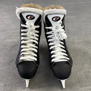 Ferland Eishockey Schlittschuhe Größe 8 schwarz weiß Sport gebraucht, in einwandfreiem Zustand - Bild 1 von 6