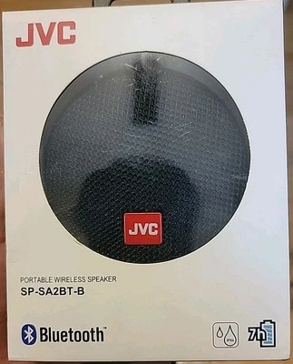 New JVC Portable Bluetooth Waterproof Wireless Speaker 7-Hour (SP-SA2BT-B) - Image 1 of 2