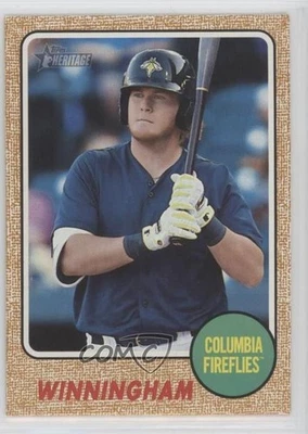 2017 Topps Heritage Minor League Edition First Name Omission Dash Winningham - Image 1 of 2