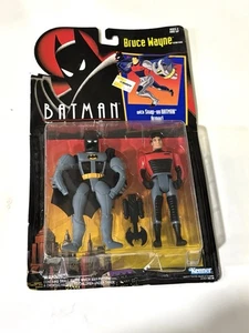 BATMAN ANIMATED SERIES SNAP ON BRUCE WAYNE KENNER 1992 NEW MOC, Combat Belt - Foto 1 di 4