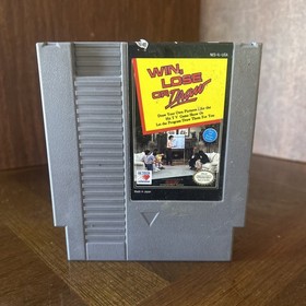 WIN, LOSE, OR DRAW - Nintendo NES Game Tested And Works