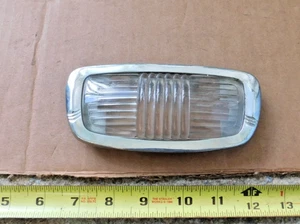 INTERIOR COURTESY LIGHT LENS & BEZEL FOR 1946-48 PLYMOUTH CARS 1947 1948 LAMP - Bild 1 von 2