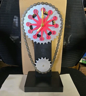 NEW IN BOX! Gear Clock With Moving Gears Large Decorative Clocks For Living Room - Image 1 of 4