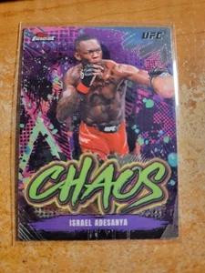 Topps Finest UFC 2024 - Chaos Israel Adesanya #CHA-29 - Imagen 1 de 1