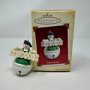 2005 Hallmark Keepsake Christmas Ornament Daughter Snowman Jingle Bell IOB - Picture 1 of 11