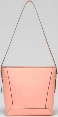 French Connection Mellow Peach Olympia Bucket Shoulder Bag - Image 1 of 4