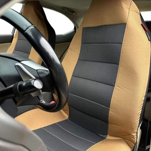 Waterproof High Back Seat Covers Tan & Black Canvas For RAM ProMaster 3500 - Bild 1 von 5