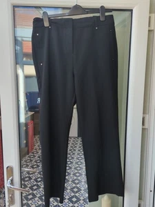 Next Ladies black Trousers Size 16 Petite - Picture 1 of 8