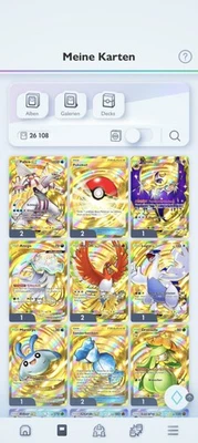 Pokemon Pocket TCG Account über 27k Karten! Sehr seltene Karten, Embleme uvm. - Bild 1 von 4