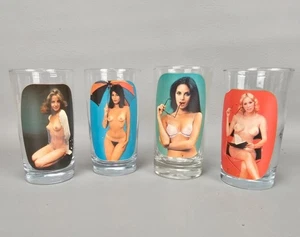 4er Set Libbey's Spencer Geschenke 10 1/2 Unze Longdrinkgläser Striptease freche Gläser - Bild 1 von 6